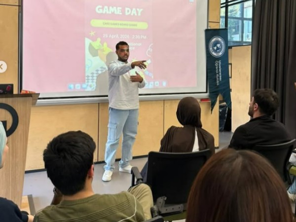 International Students Gathered for "Game Day" Event