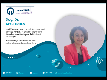 Doç. Dr. Arzu ERDEN COST Programına Yönetim Komitesi Üyesi (MC) Olarak Atandı