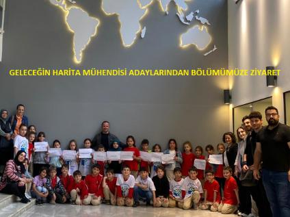 Geleceğin Harita Mühendisi Adaylarından Bölümümüze Ziyaret