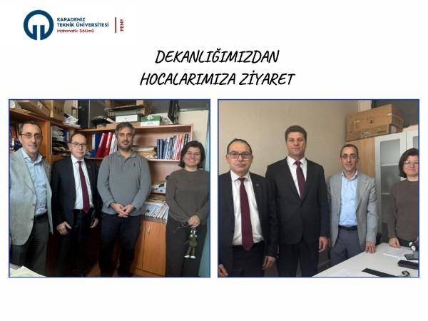 Dekanlığımızdan Doçent Unvanı Alan Hocalarımıza Tebrik Ziyareti