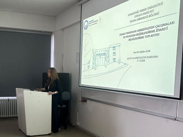 Lisans Programı Akreditasyon Çalışmaları ve Program Değerlendirme Ziyareti Bilgilendirme Toplantısı