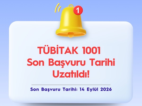 ARDEB 1001 Programı'nın 2026 Yılı 2. Dönem Başvuru Süresi Uzatıldı!