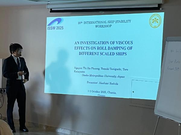 Bölüm Öğretim Üyelerimiz 20. Uluslararası Gemi Stabilite Çalıştayı'na (ISSW 2025) Katılmıştır