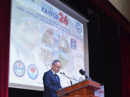 26. Uluslararası Kamu Yönetimi Forumu Açılış Konuşması Yayınlandı