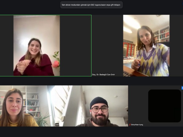 Bahar Yarıyılı Öncesinde Ders Kayıt Üzerine Çevrim İçi Toplantılar Düzenlenmiştir