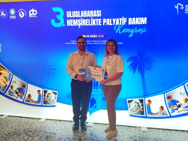 Enstitümüz Doktora Programı öğrencisi Bahrican GÜVEN ''En İyi Sözlü Bildiri Dalında Birincilik Ödülü'' ne layık görülmüştür