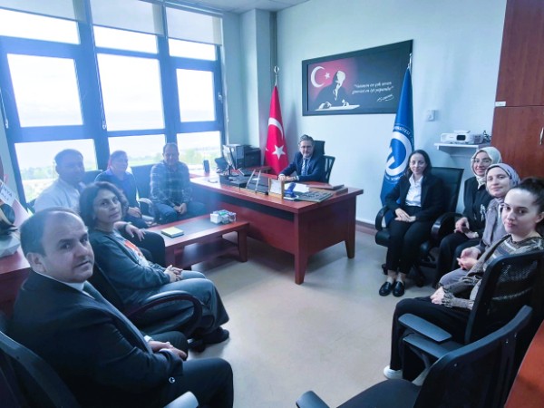 Enstitü Müdürü Olarak Atanan Prof. Dr. Selim Demir'e ve Yönetimimize Hayırlı Olsun Ziyareti Gerçekleştirildi