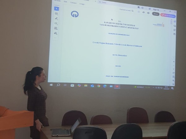 Pediatri Yoğun Bakımda Nöbetli Çocuk Hastaya Yaklaşım Konulu Doktora Programı Semineri Gerçekleştirildi