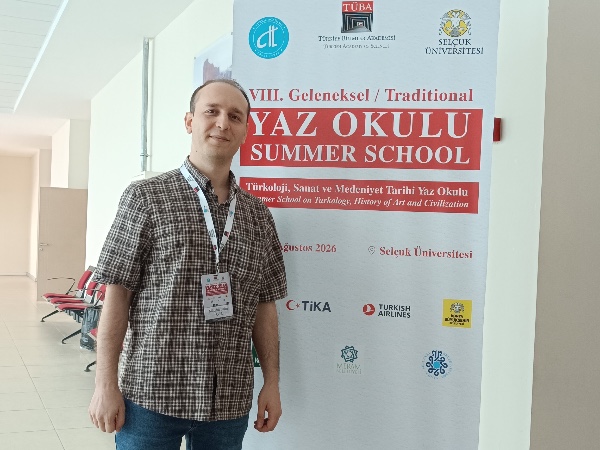 Üniversitemiz Doktora Öğrencisi Mücahit Bülent Çelik, TÜBA 8. Geleneksel Türkoloji Yaz Okuluna Katıldı