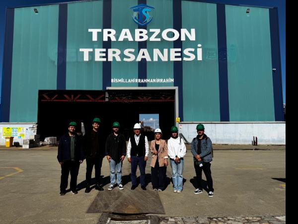 Bölüm Kulüplerimizden GEMDTEK, Trabzon Tersanesi'ni Ziyaret Etti