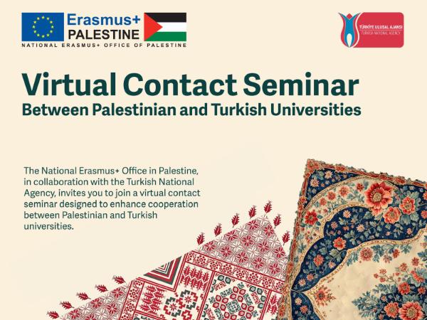 KTU Attended the Turkish and Palestinian Universities Erasmus+ Online Contact Seminar