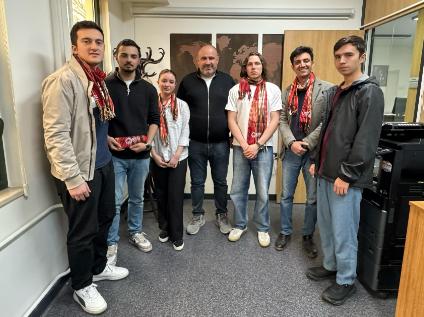 Koordinatörümüz Türki Cumhuriyetlerden Uluslararası Öğrenci Temsilcilerimiz ile Bir Araya Geldi