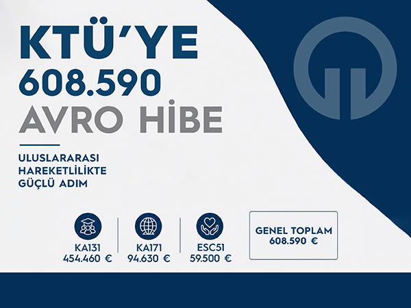 Üniversitemize, Uluslararası Hareketlilik Programlarından 608 Bin 590 Avro Hibe