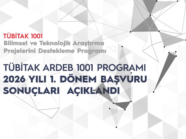 Üniversitemiz, TÜBİTAK-ARDEB Proje Desteğinde, Türkiye 8'incisi Oldu