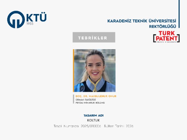 Akademisyenimizin Tasarım Başvurusu Tescillendi