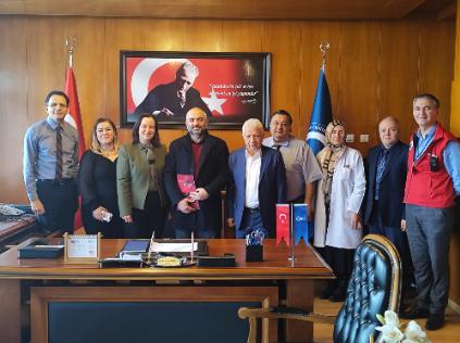 Fakültemiz Yardım Vakfı Bağışçılarından Mustafa ERKAN'ı Fakültemizde Ağırladık