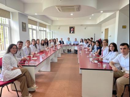 Nahçıvan Devlet Üniversitesi Tıp Fakültesi Öğretim Üyeleri ve Öğrencileri Fakültemizi Ziyaret Ettiler