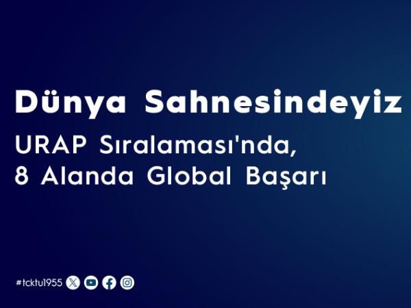 Üniversitemiz, URAP Dünya Sıralamasında Öne Çıktı: 8 Alanda Küresel Başarı