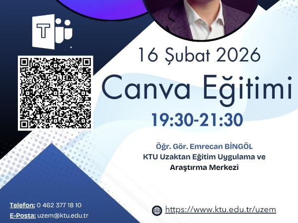 Canva Tanıtım ve Temel Kullanım Eğitimi Başarıyla Tamamlandı