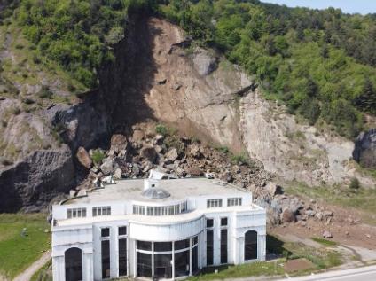 Samsun'da Kaya Düşmesi Islah Projesini KTÜ Heyelan Uyg-Ar Hazırlıyor
