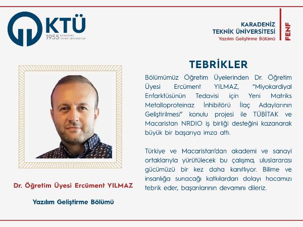 Bölümümüzden Uluslararası Başarı: TÜBİTAK ve Macaristan NRDIO İş Birliğiyle Kalp Krizi Tedavisinde Yeni Ufuklar