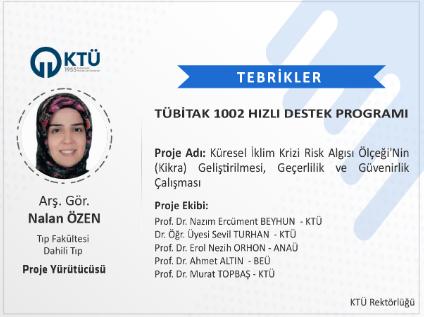 Akademisyenimize TÜBİTAK Proje Desteği