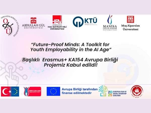 Bölümümüz Öğretim Üyeleri Avrupa Birliği Destekli Projede Yer Alacak
