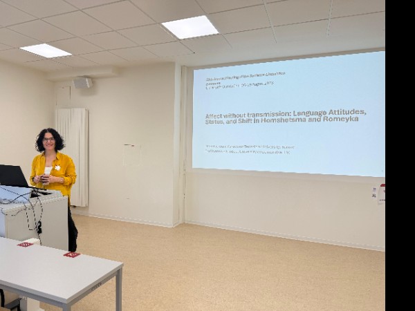 Öğr. Gör. Dr. Gülay AKIN, Prof. Dr. Ioanna Sitaridou İle Birlikte Osnabrück Universitesi'nde Bir Sunum Yaptı