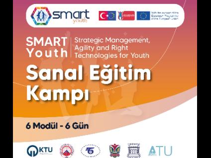 SMART Youth Projesi Kapsamında Sanal Eğitim Kampları 31 Ağustos'ta Başlıyor!