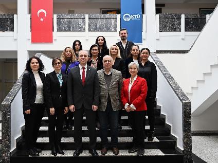 KTÜ Rektörü Prof. Dr. Hamdullah Çuvalcı ziyaret edildi.