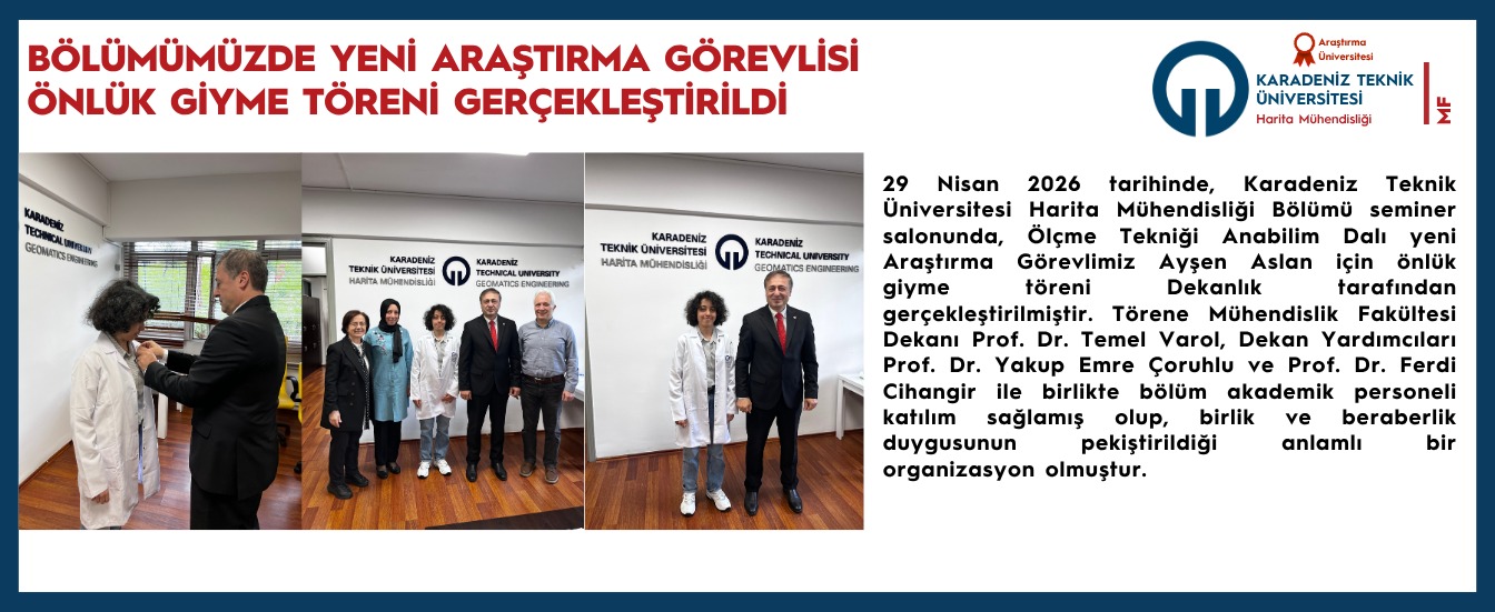 Yeni Araştırma Görevlisi Önlük Giyme Töreni