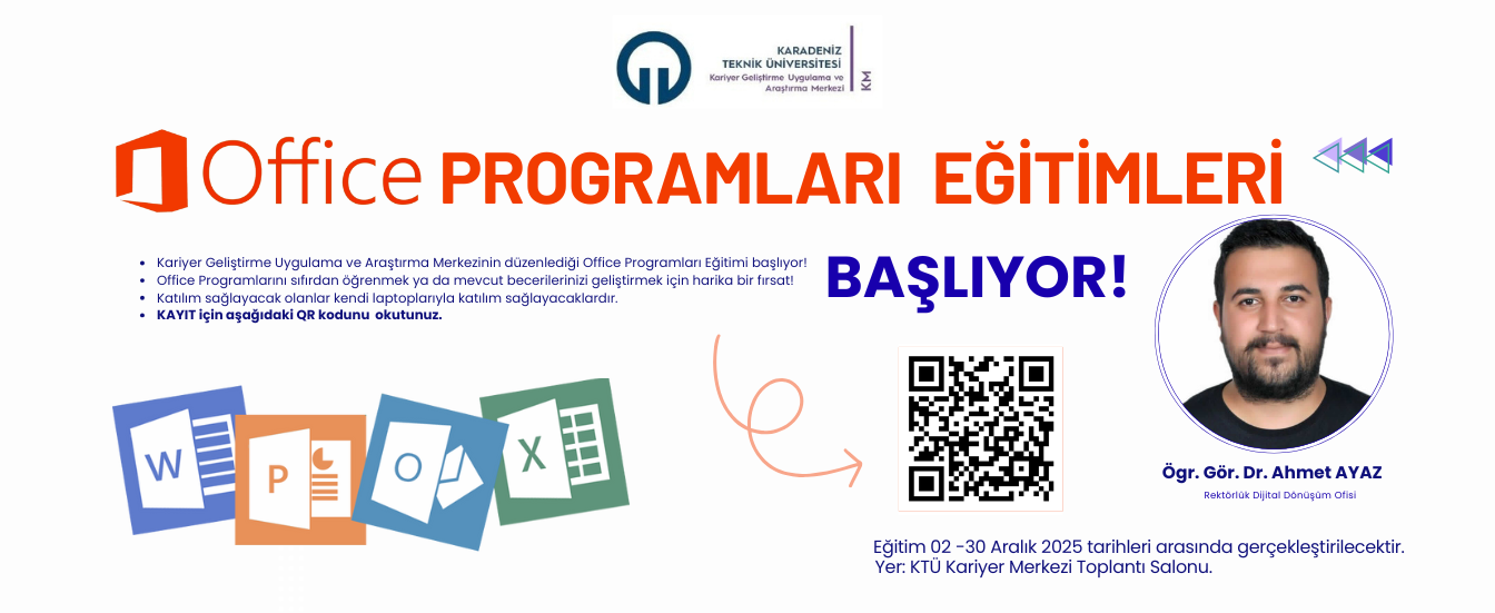 Office Programları Eğitimleri Başlıyor