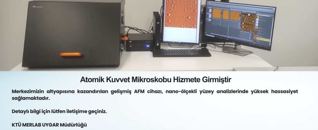 Atomik Kuvvet Mikroskobu Hizmete Girmiştir