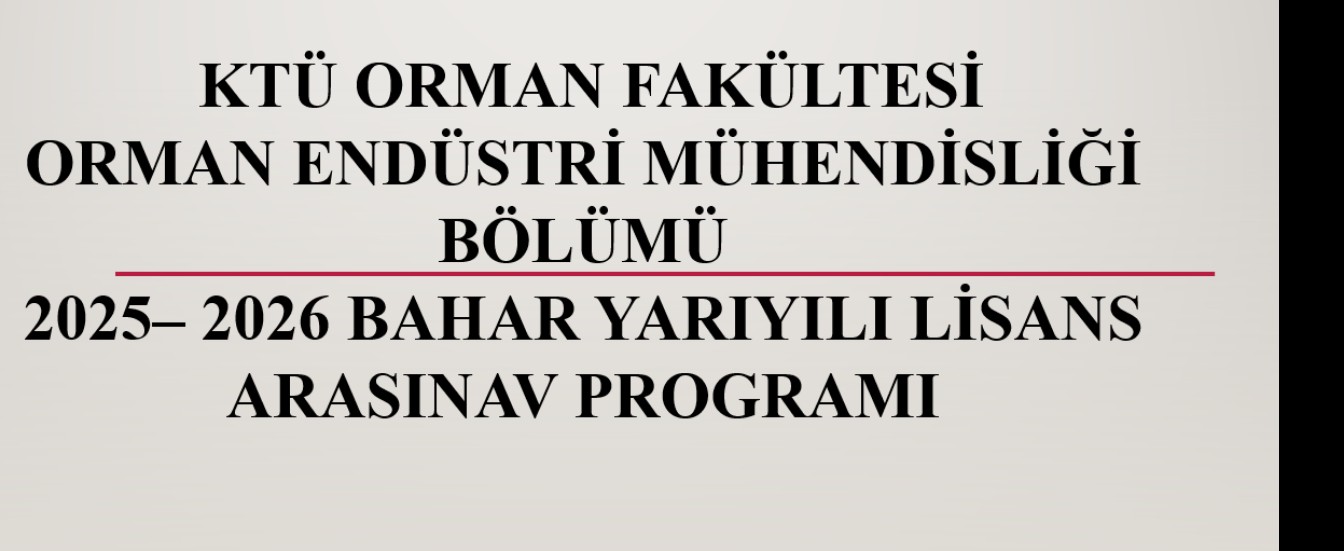 OEM 2025-2026 BAHAR YY LİSANS ARASINAV PROGRAMI