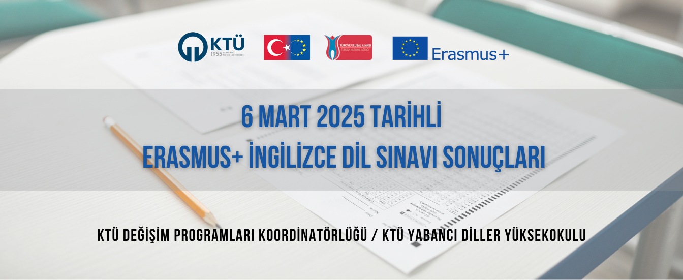 6 Mart 2025 Erasmus Sınav Sonuçları Banner