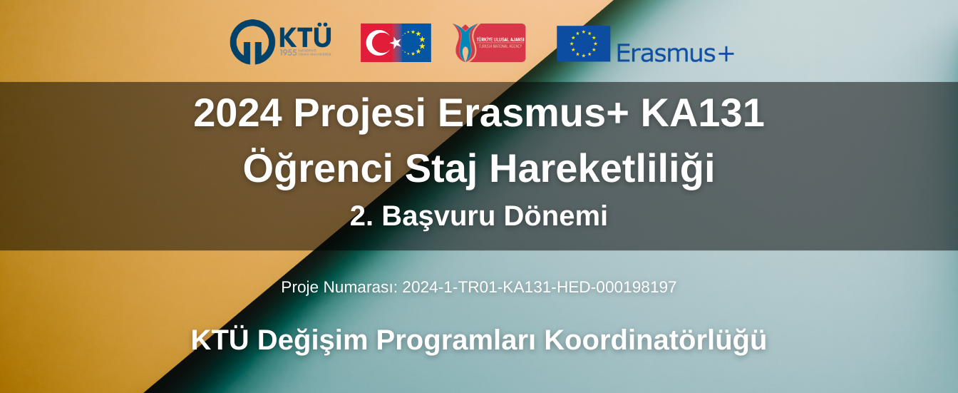2024 projesi erasmus staj 2. başvuru banner
