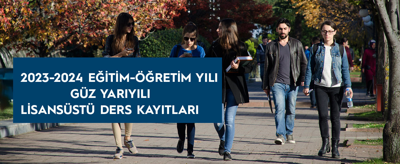 Lisansüstü Ders Kaydı