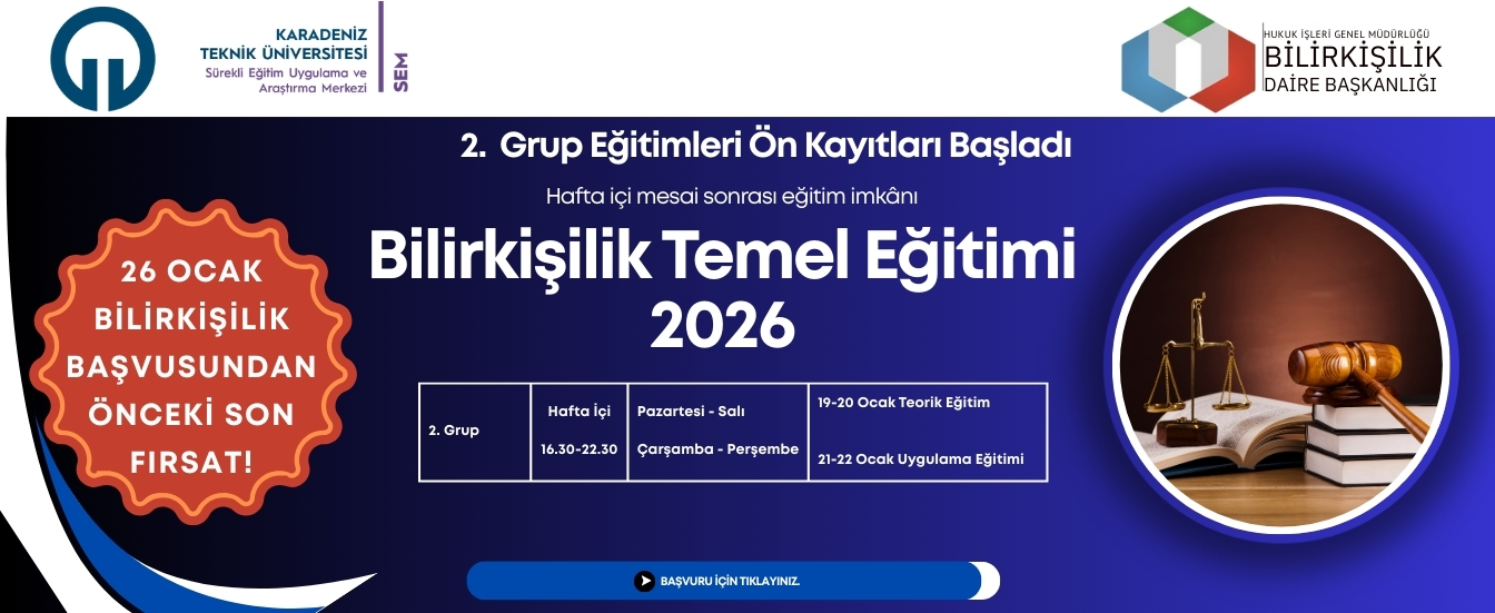 Bilirkişilik Temel Eğitimi