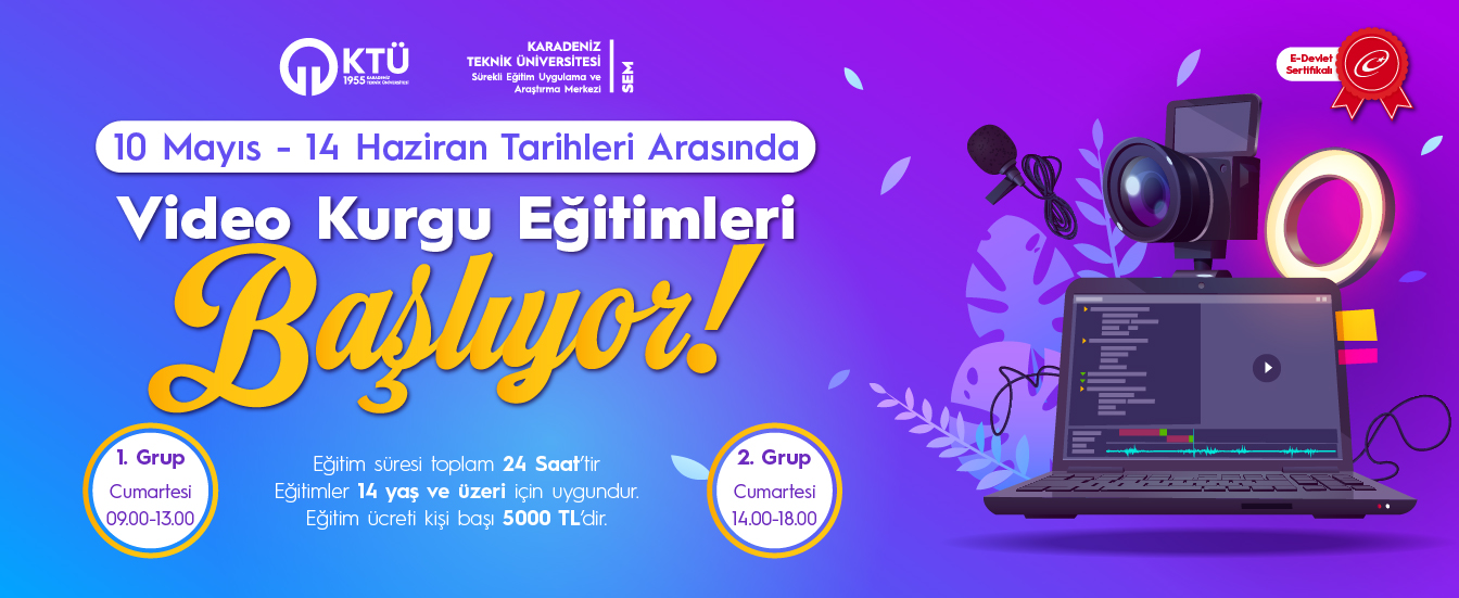 Video Kurgu Eğitimleri