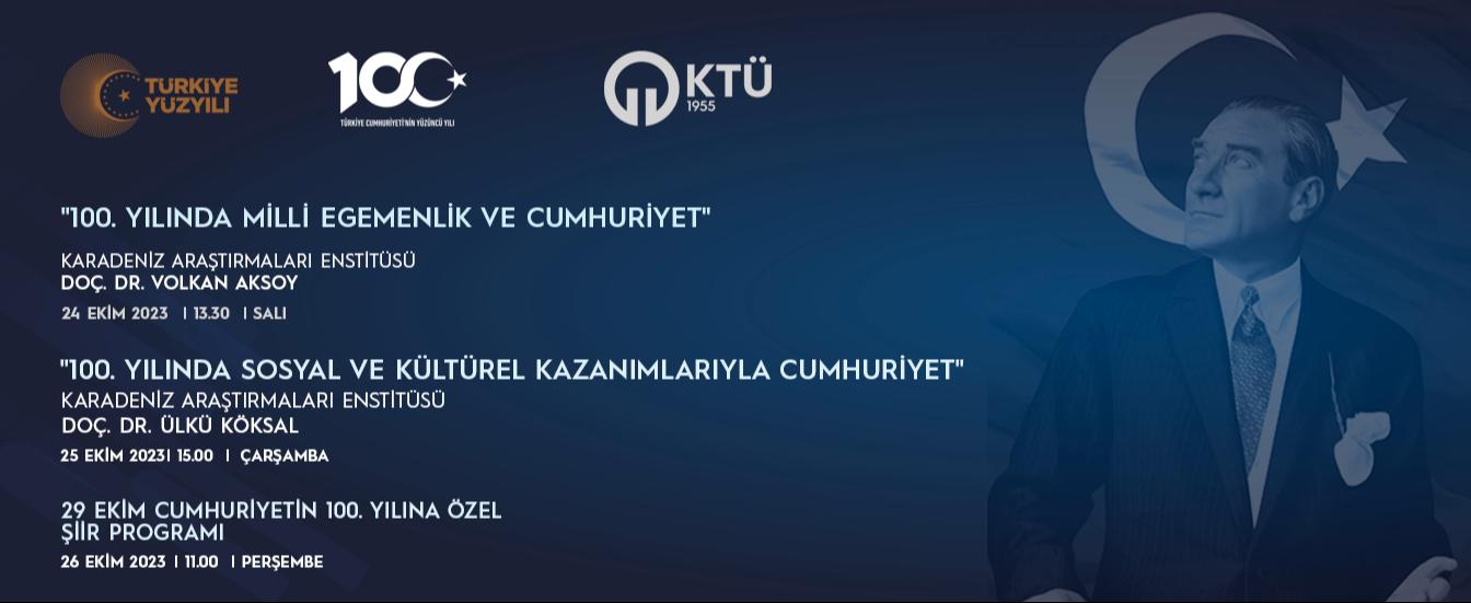 100. Yılında Milli Egemenlik ve Cumhuriyet