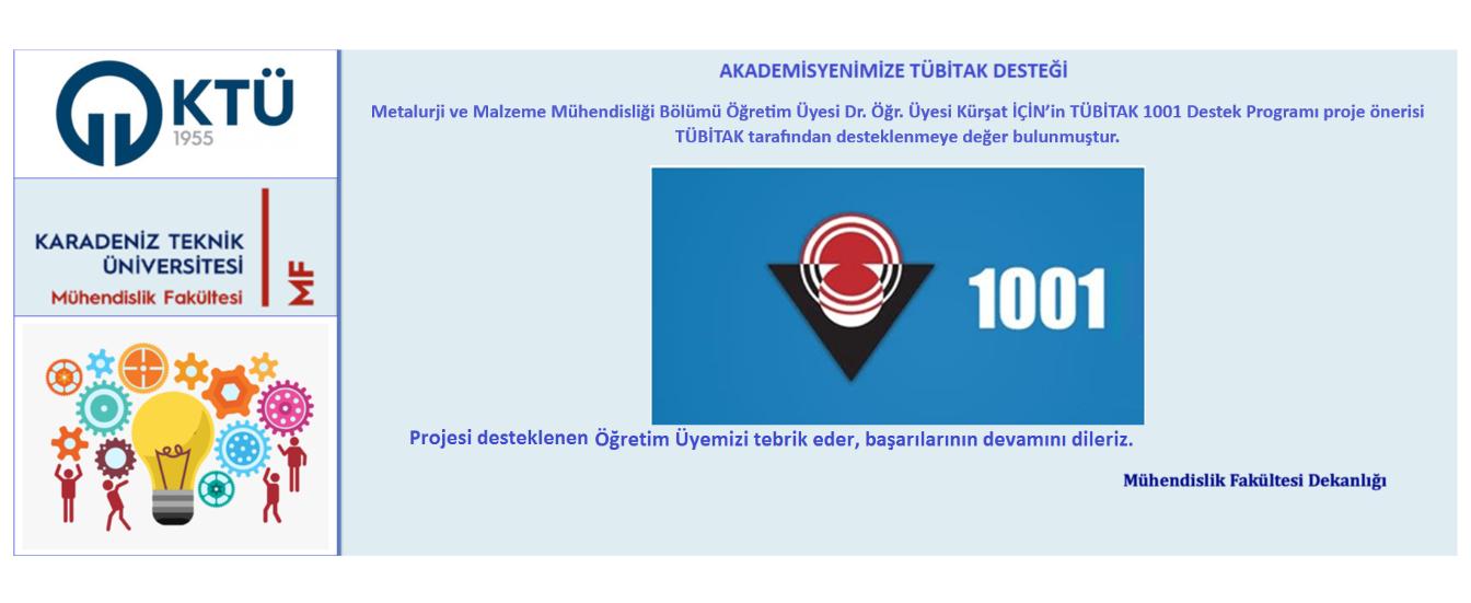 TÜBİTAK 1001 Proje Desteği