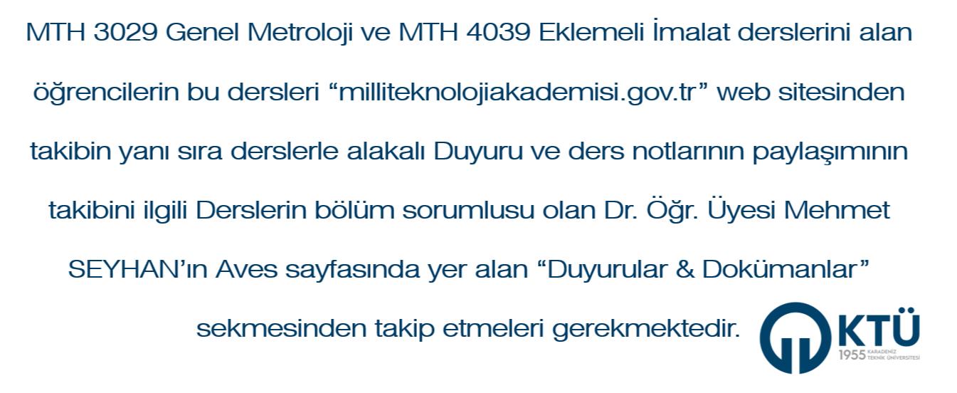  Mak.Müh. Duyuru