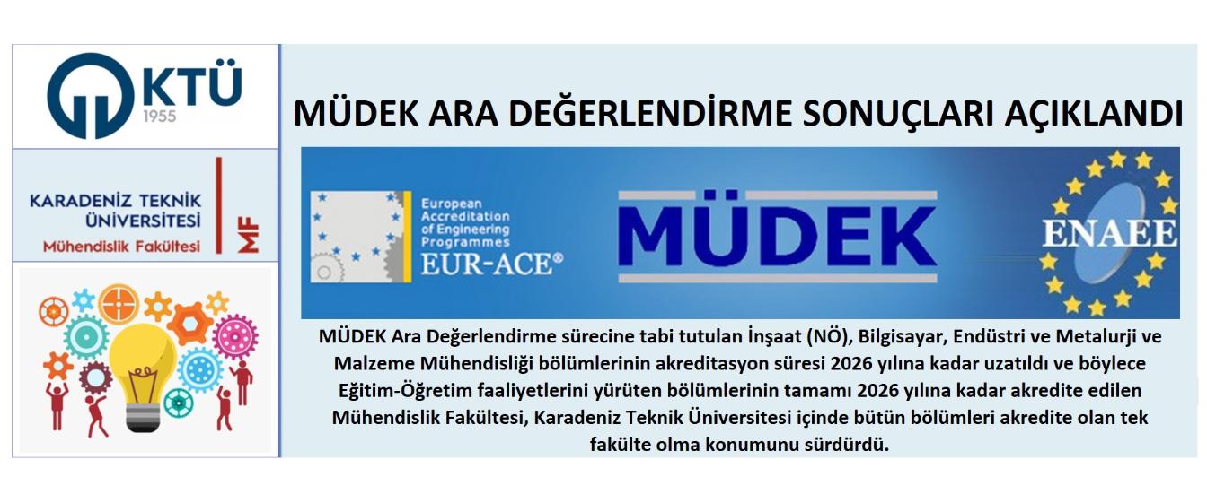 MÜDEK Ara Değerlendirme Sonuçları 