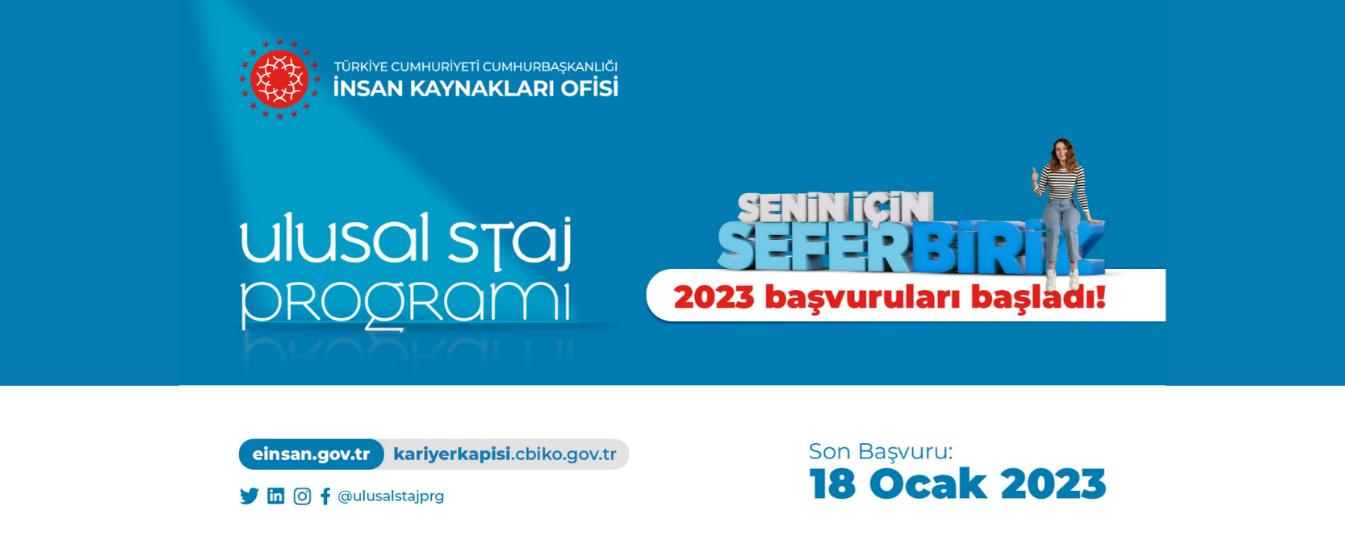 Ulusal Staj Programı 2023