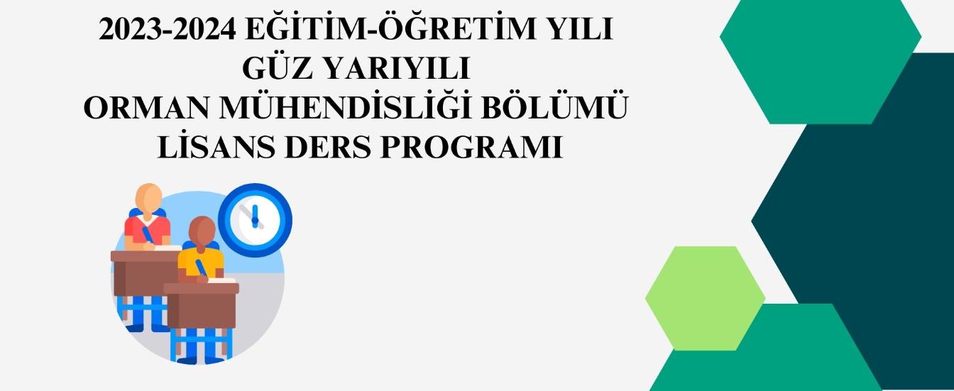 2023-2024 Güz Ders Programı
