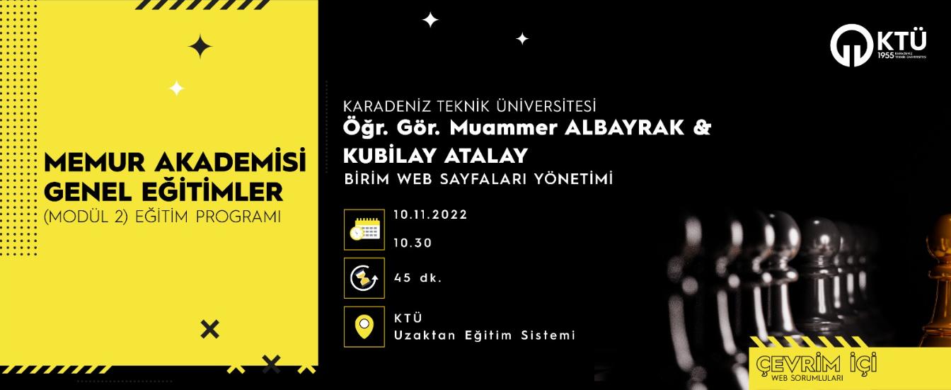 Web Sayfaları Yönetimi Eğitimi