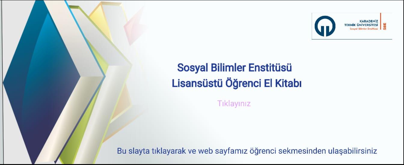 Öğrenci El Kitabı
