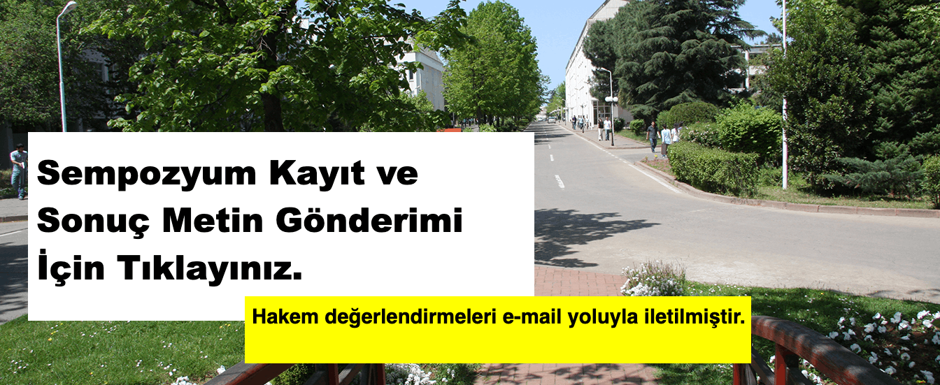 Tam metin bildiri / Özet bildiri Gönderimi ve Kesin kayıt