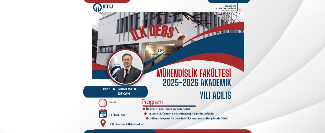 Mühendislik Fakültesi 2025-2026 Akademik Yılı Açılışı